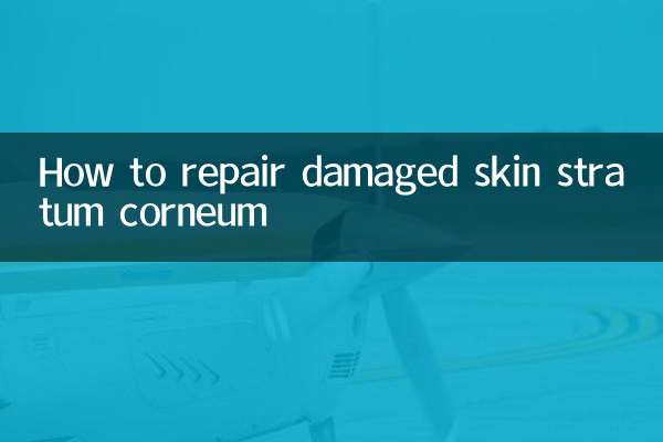 손상된 피부 각질층을 복구하는 방법