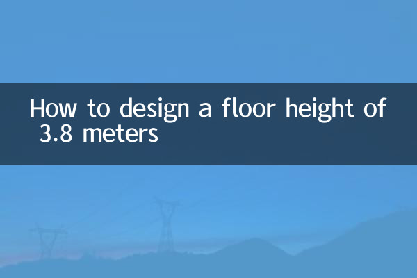 Como projetar uma altura de piso de 3,8 metros