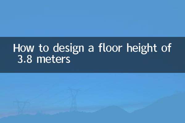 Como projetar uma altura de piso de 3,8 metros