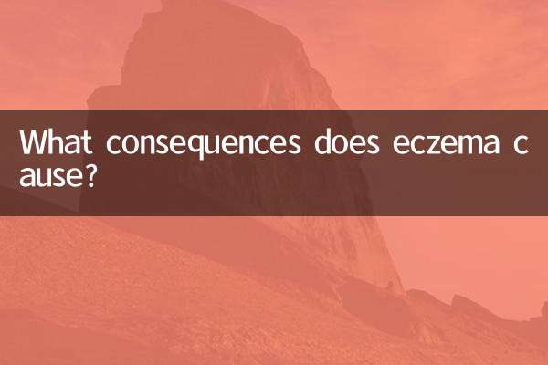 Que consequências o eczema causa?