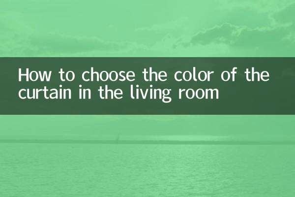 Cómo elegir el color de la cortina en la sala de estar