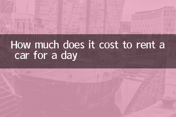 How much does it cost to rent a car for a day