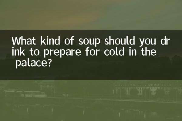 Какой суп нужно выпить, чтобы подготовиться к простуде во дворце?