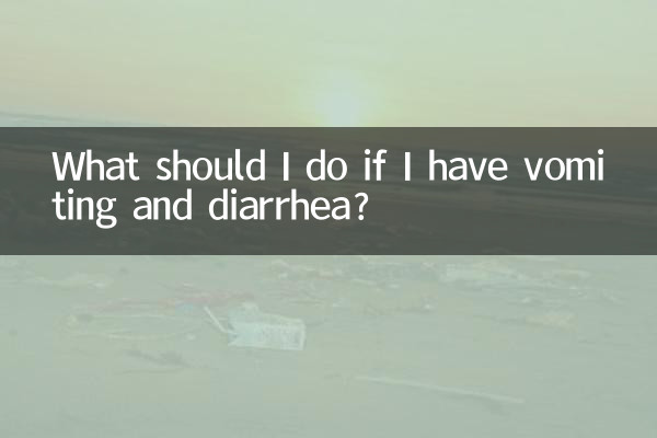 Was soll ich tun, wenn ich Erbrechen und Durchfall habe?