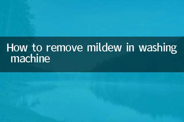 কীভাবে ওয়াশিং মেশিনে চিতা দূর করবেন