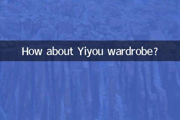 ¿Qué tal el guardarropa de Yiyou?