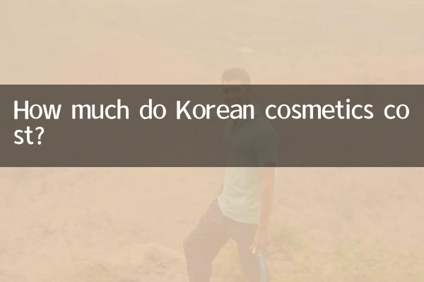 কোরিয়ান প্রসাধনী খরচ কত?