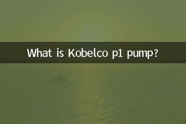 Was ist die Kobelco p1-Pumpe?