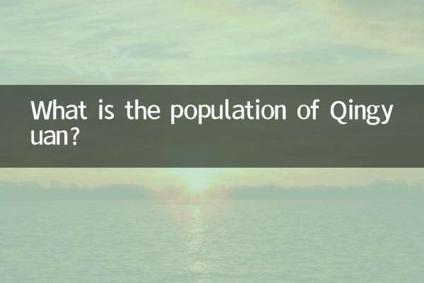 清远有多少人口