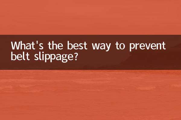 ¿Cuál es la mejor manera de evitar el deslizamiento del cinturón?