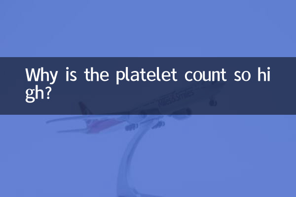 چرا تعداد پلاکت ها اینقدر بالاست؟