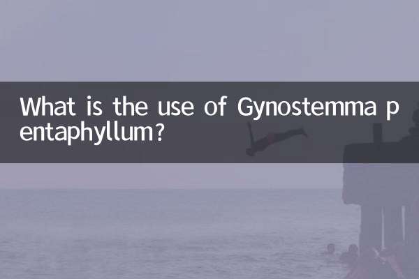 ¿Para qué sirve Gynostemma pentaphyllum?