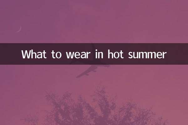 Was man im heißen Sommer anziehen sollte