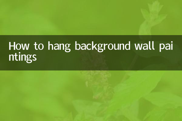 Cómo colgar cuadros de pared de fondo