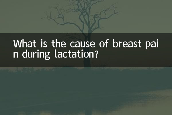 Qual é a causa da dor nas mamas durante a lactação?