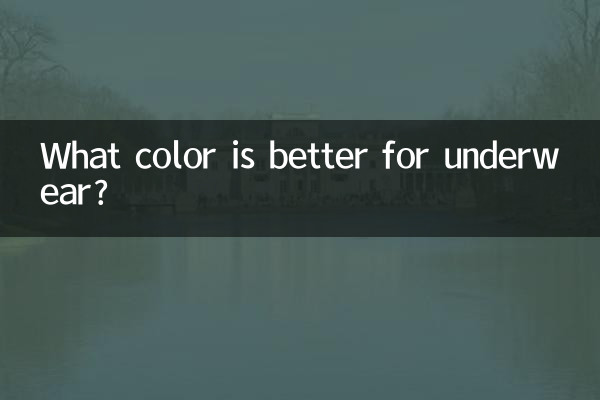 Welche Farbe ist besser für Unterwäsche?