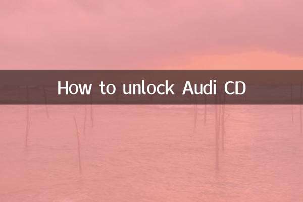 نحوه باز کردن قفل سی دی آئودی