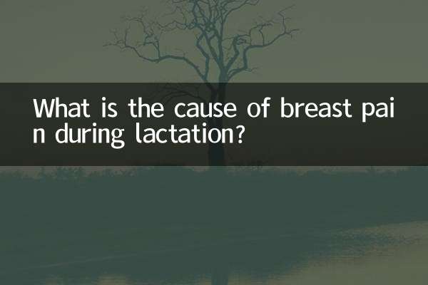 Qual é a causa da dor nas mamas durante a lactação?