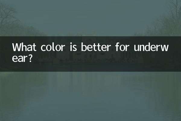 Welche Farbe ist besser für Unterwäsche?