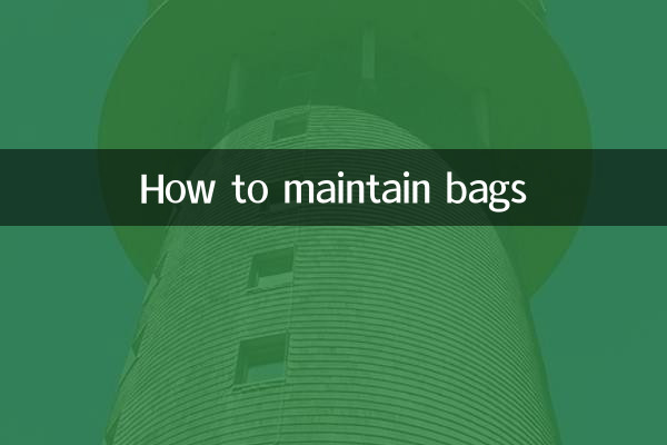 Cómo mantener las bolsas