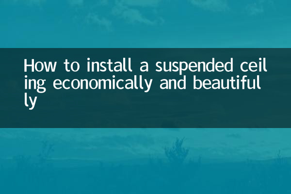 نحوه نصب سقف کاذب به صرفه و زیبا