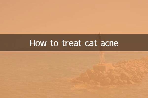 How to treat cat acne