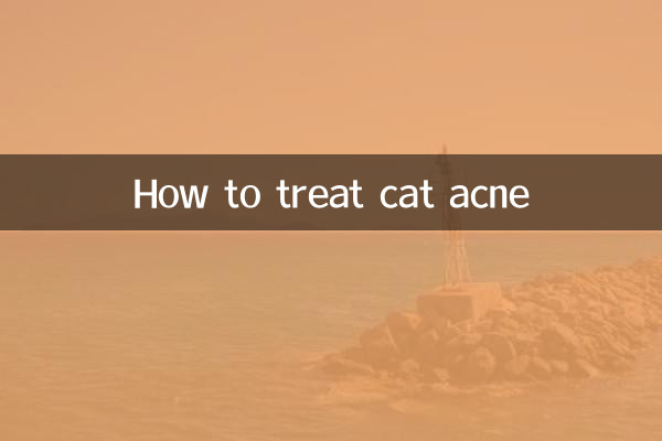 How to treat cat acne