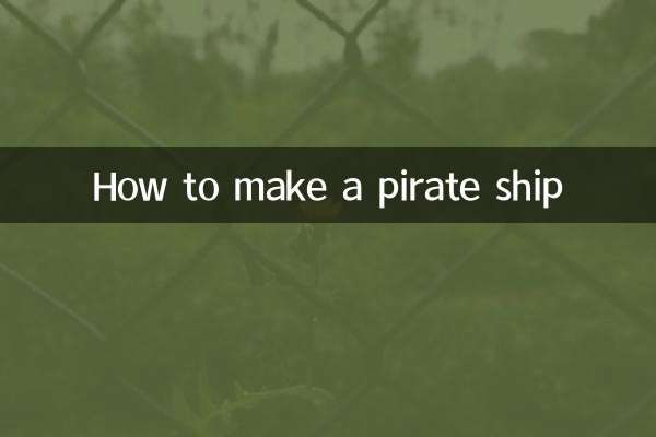 How to make a pirate ship
