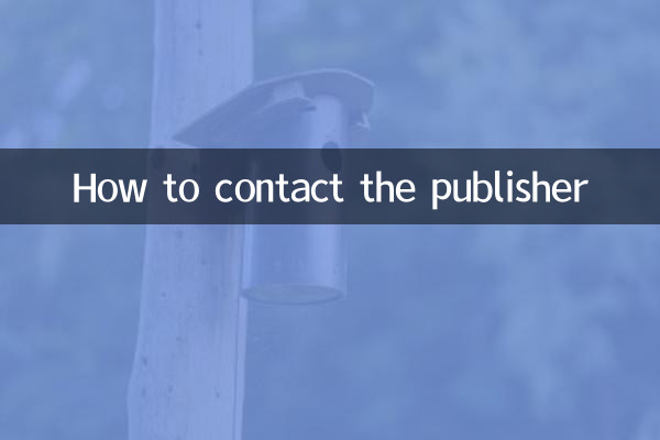 How to contact the publisher