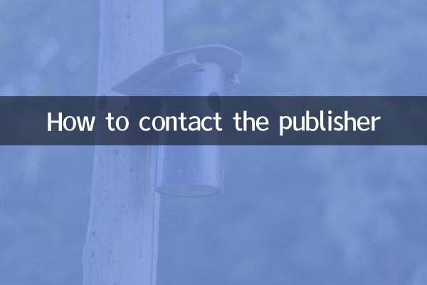 How to contact the publisher