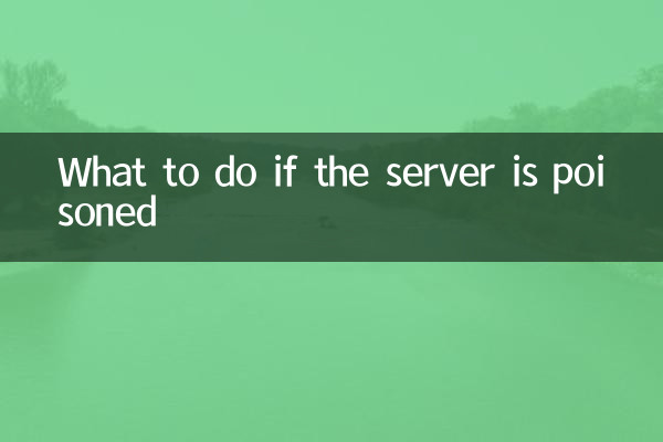 서버가 중독된 경우 어떻게 해야 할까요?