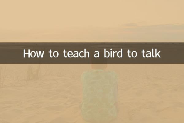 怎麼教鷯哥鳥說話