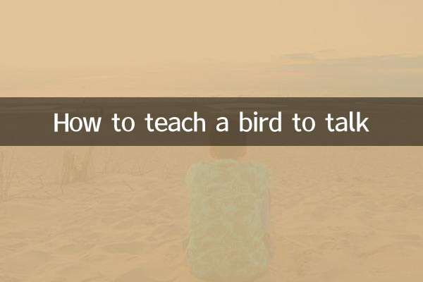怎麼教鷯哥鳥說話