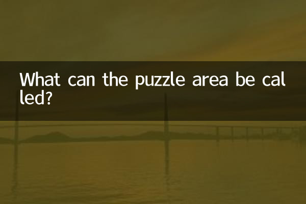 Come si può chiamare l'area puzzle?