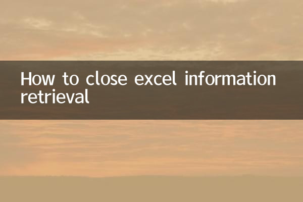 Como fechar a recuperação de informações do Excel
