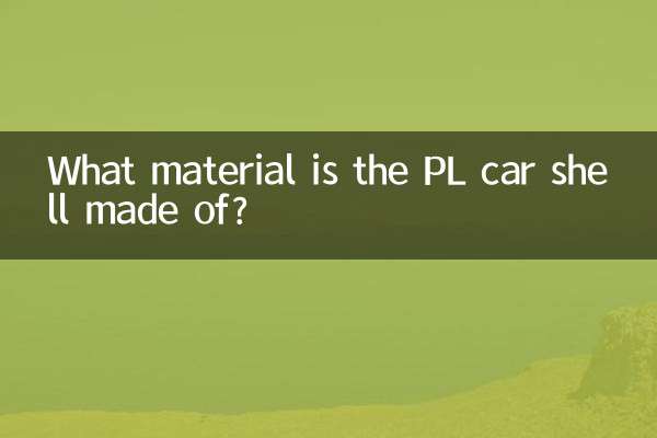 Di che materiale è fatta la scocca dell'auto PL?