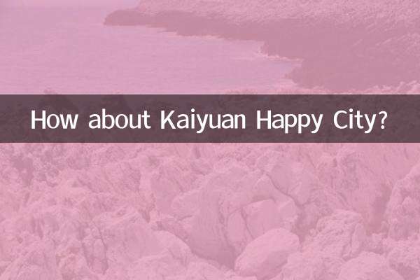 কাইয়ুয়ান হ্যাপি সিটি সম্পর্কে কেমন?