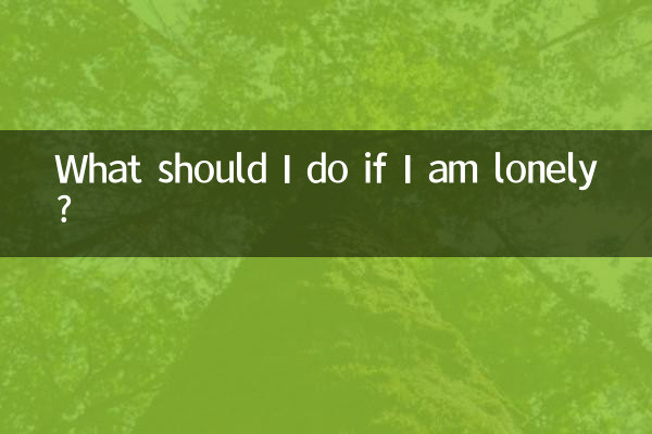 寂しい場合はどうすればいいですか?