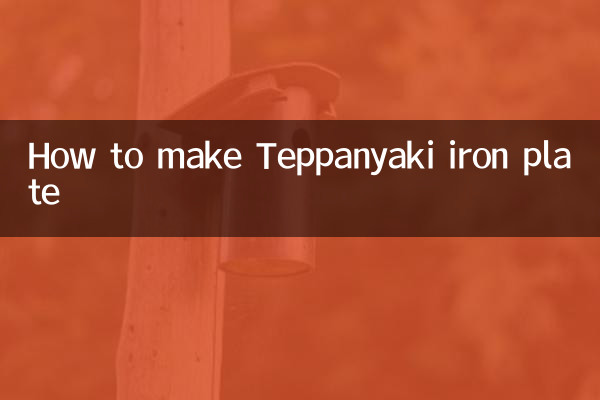 Как сделать железную тарелку теппаньяки.