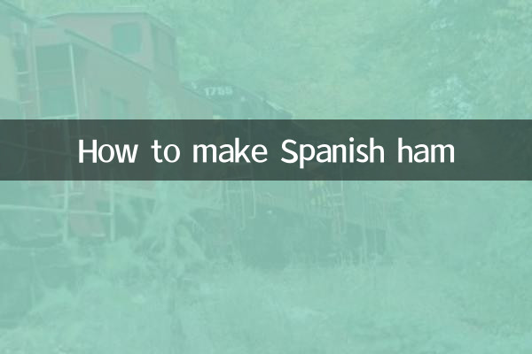How to make Spanish ham