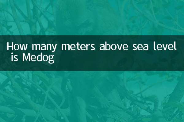 Quantos metros acima do nível do mar está Medog