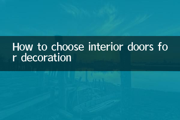 So wählen Sie Innentüren zur Dekoration aus