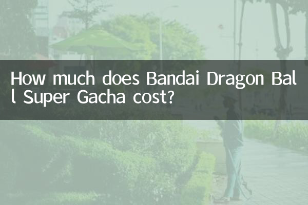 How much does Bandai Dragon Ball Super Gacha cost?