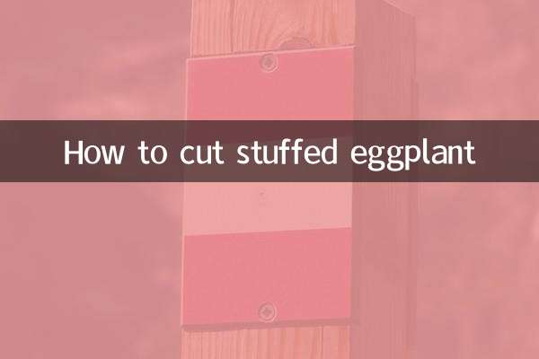 Como cortar berinjela recheada