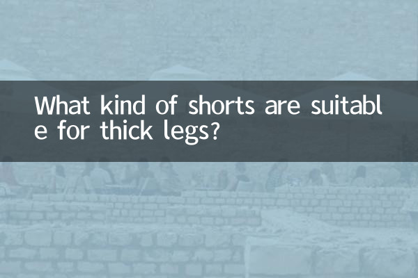 मोटे पैरों के लिए किस प्रकार के शॉर्ट्स उपयुक्त हैं?