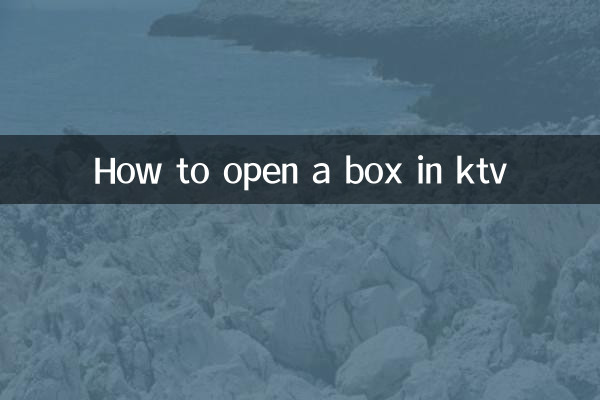 Come aprire una scatola in ktv