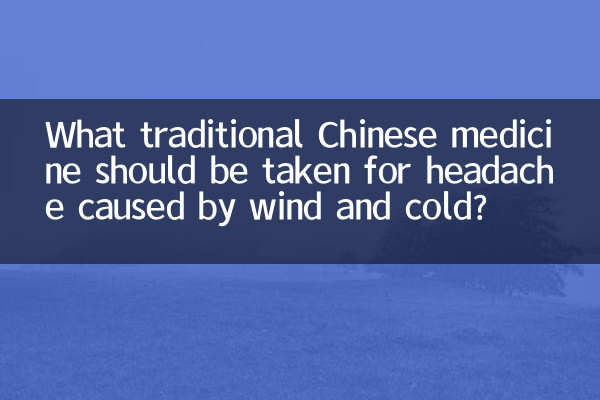 हवा और ठंड के कारण होने वाले सिरदर्द के लिए कौन सी पारंपरिक चीनी दवा लेनी चाहिए?