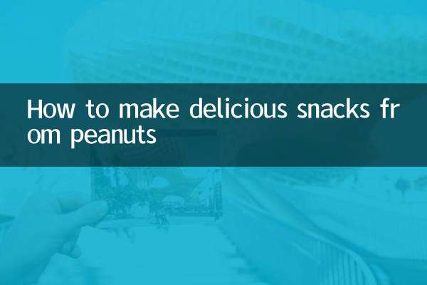 Como fazer deliciosos lanches com amendoim