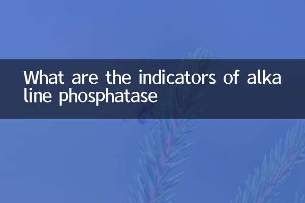 Was sind die Indikatoren für die alkalische Phosphatase
