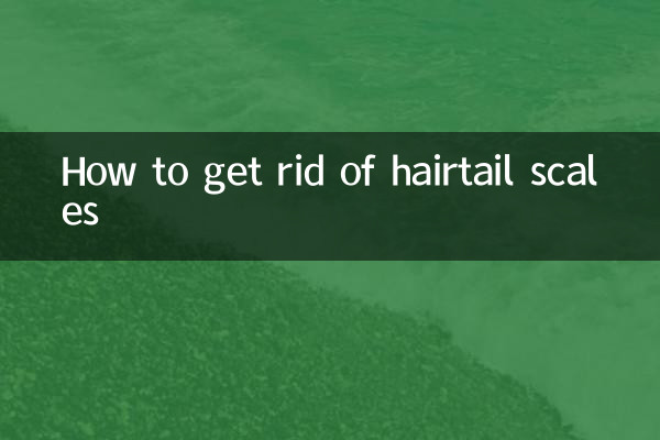 Wie man Haarschwanzwaagen loswerden
